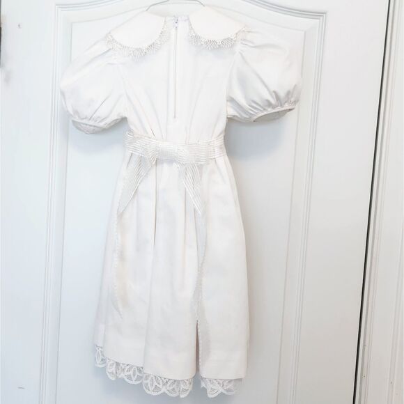 Rare Editions Flower Girl, 1st Communion Dress Sz 6 White - Picture 3 of 7